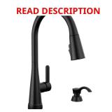 Greydon Touch2O Matte Black Kitchen Faucet