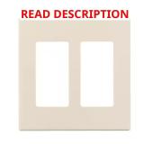 2-Gang Light Almond Plate 1-Pack 80309-T