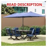 Metal Patio Dining Table.