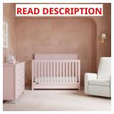 Sasha Blush 5-in-1 Convertible Crib