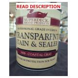 Superdeck Transparent Stain & Sealer 1Gal