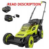 RYOBI 13" ONE+ 18V Cordless Lawn Mower
