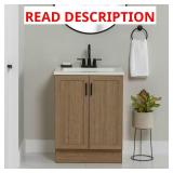 Fonthill Sand Elm Vanity with Marble Top