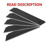 (10) 18 mm Black Steel Snap Blades