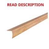 (2) MetalDecor 1.125x72 Aluminum Oak Stair Edging
