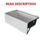 Honolulu 46x27 Right Drain Bathtub White