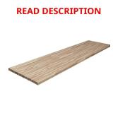 Hampton Bay 10 ft x 25 in Acacia Countertop