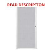 LuminAire White Retractable Screen Door 36x78