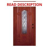 Lakewood Patina Arch Fiberglass Front Door
