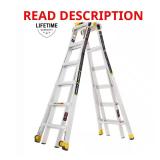 26 ft Aluminum Ladder, 300 lb, Type 1A