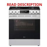 Smart Gas 30" 5-Burner Slide-in Range, SS