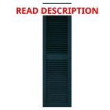 15x55 Louvered Shutter Pair #166 Blue