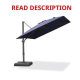 9 ft Cantilever Patio Umbrella - Navy Blue