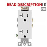 Decora 20A 125V Tamper-Resistant Duplex Outlet