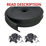 2 in. x 16 ft. Rubber Garage Door Bottom