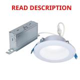 4 in. Adjustable CCT LED Downlight