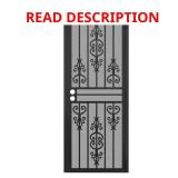 Security Door with Screen