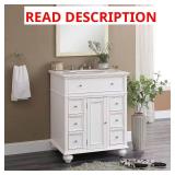 Hampton Harbor Bath Vanity with Marble Top