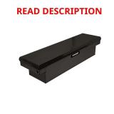 71.36 Matte Black Aluminum Toolbox