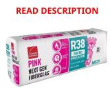 R-38 Faced Fiberglass Insulation Batt 16x48 (4XBI