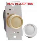 Leviton R00-RDL06-0TW Dimmer, White/Almond