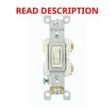 15 Amp Preferred Switch, White