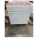 30"x35"x24 white vanity