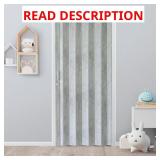 Saturn Stone Grey Accordion Door 36x80