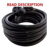 25 ft STW 10/3 30A Dryer Extension Cord