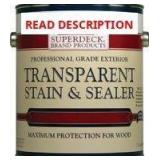 Superdeck Red Wood Stain 1 Gal
