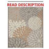 Nourison Aloha Natural Rug 7x10 Floral