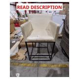 Leather Fullbacked Barstool