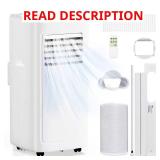 10000 BTU Portable AC with Remote, White