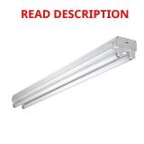 32-Watt 2-Light Fluorescent Strip Light 4 ft