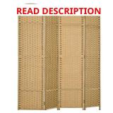 5.6 ft Tall 4-Panel Privacy Screen
