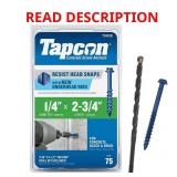 1/4 x 2-3/4 in. Hex-Washer Anchors