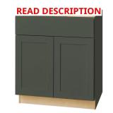 Avondale Fern Green Base Kitchen Cabinet
