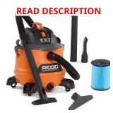 RIDGID 14 Gal 6.0 HP NXT Wet/Dry Vacuum