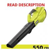 40V Cordless Leaf Blower, 120 MPH, 550 CFM