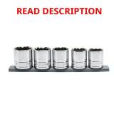 1/2 in. Drive Metric Large Socket Set