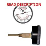 Tridicator Boiler Temperature & Pressure Gauge