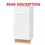 Avondale Shaker Alpine White Cabinet (15"W)