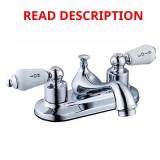 Teapot 4 in. Centerset Bathroom Faucet, Chrome