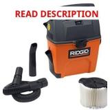 RIDGID 36138 3 Gallon Wet/Dry Vacuum