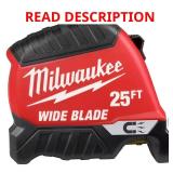 25ft Wide Blade Magnetic Tape Measure