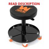 WEN Adjustable Height Work Seat, 300 lb, Black