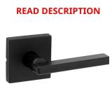 Halifax Matte Black Passage Lever