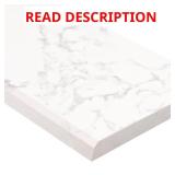 (2) Carrara White Marble Threshold Tile