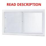 Left-Hand Vinyl Sliding Window, Dual Pane