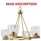 Tamassee 4-Light Brushed Gold Chandelier